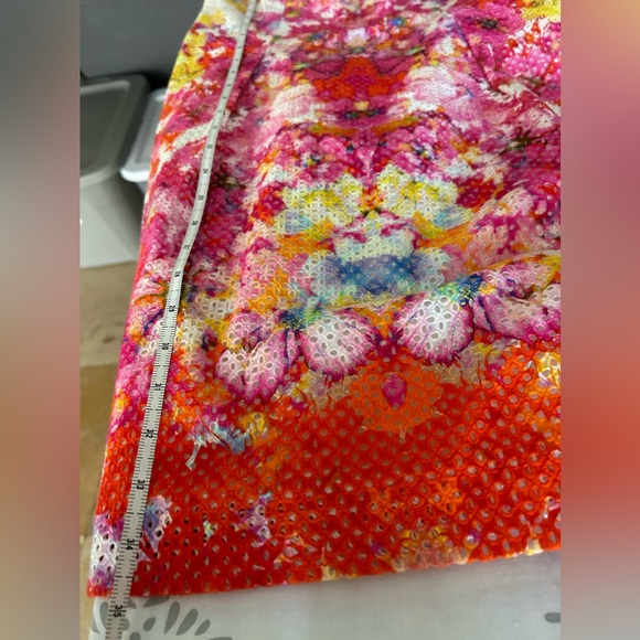 Elie Tahari floral / full Zíper Mini Dress Size 2 US - Picture 7 of 7